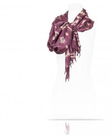 Палантин Женский W40-FLEUR.SAUVAGE/LILAS